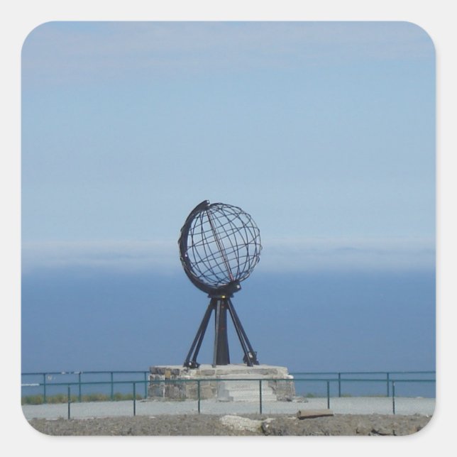 Sticker Carré Cap du Nord (Devant)