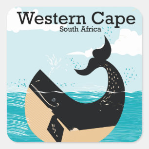 Sticker Carré Cap-Occidental Afrique du Sud