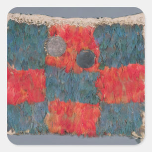 Sticker Carré cape à plumes