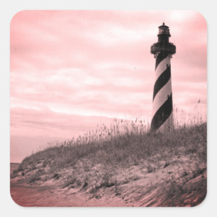 Sticker Carré Cape Hatteras Lighthouse