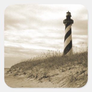 Sticker Carré Cape Hatteras Lighthouse