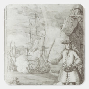 Sticker Carré Capitaine Avery