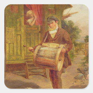 Sticker Carré Caravane gitane