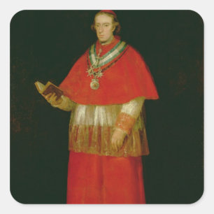 Sticker Carré Cardinal Don Luis de Bourbon c.1800