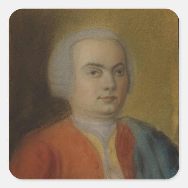 Sticker Carré Carl Philipp Emanuel Bach, c.1733 (Devant)