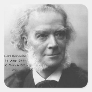 Sticker Carré Carl Reinecke 1890