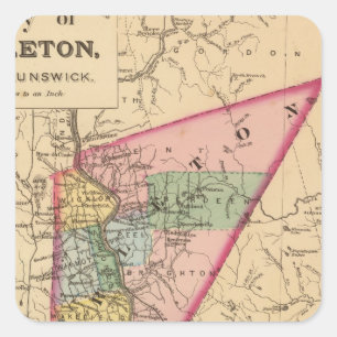 Sticker Carré Carleton Co, NOTA: