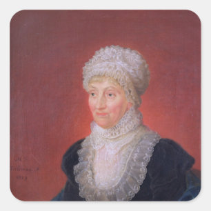 Sticker Carré Caroline Herschel, 1829