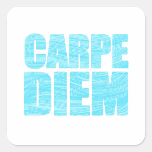 Sticker Carré Carpe Diem