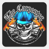 Carpenter crâne et Casquette dur bleu