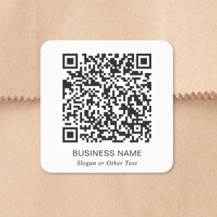 Sticker Carré Carré Affaires Code QR