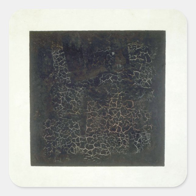 Sticker Carré Carré noir (Devant)