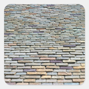 Sticker Carré Carreaux de toit