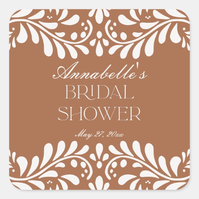 Sticker Carré Carrelage Clay Talavera Fête Espagnole Mariage de  (Devant)