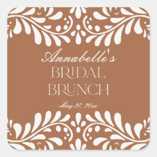 Sticker Carré Carrelage en terre cuite Talavera Fiesta espagnole