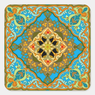 Sticker Carré Carrelage marocain