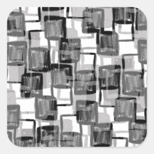 Sticker Carré Carrés monochromes