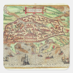 Sticker Carré Carte d'Alexandrie