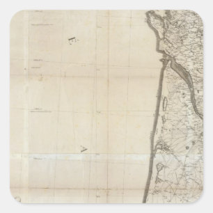 Sticker Carré Carte de la France SO