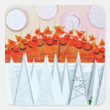 Carte de remerciement "HIVER" de JESSICA ANNE FRAN
