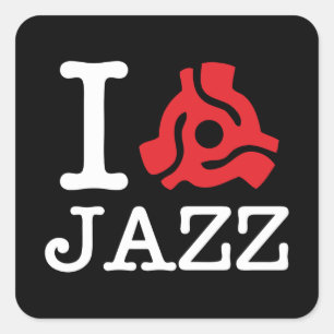 Sticker Carré Carte I 45 Jazz