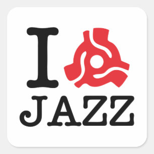 Sticker Carré Carte I 45 Jazz