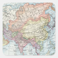 Carte politique de l'Asie (1916)