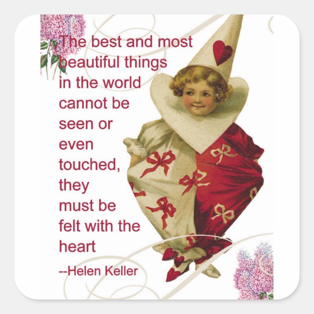 Sticker Carré Carte postale (Devant)