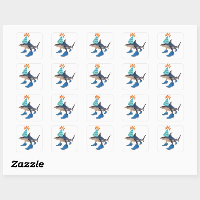 Sticker Carré Carte postale (Feuille)