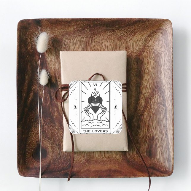 Sticker Carré Cartes Tarot | Réception de mariage | Mariage | Mo (Créateur téléchargé)