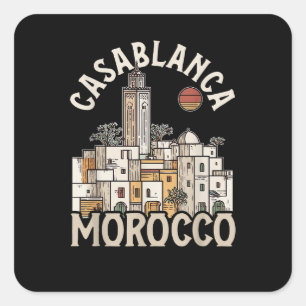 Sticker Carré casablanca maroc