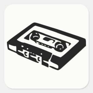 Sticker Carré Cassette audio