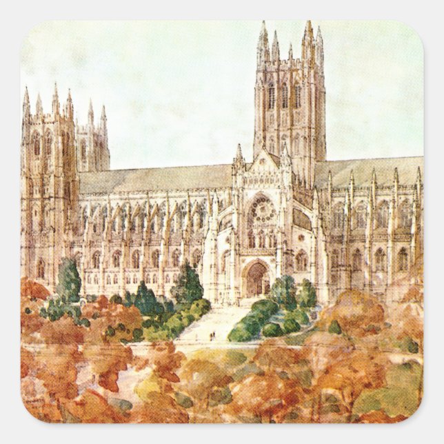 Sticker Carré Cathédrale Saint-Pierre et Saint-Paul (Devant)