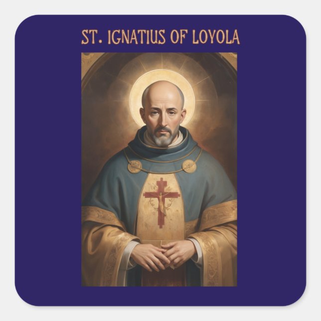 Sticker Carré catholique de Loyola (Devant)