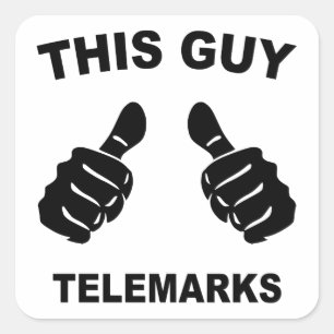 Sticker Carré Ce Guy Telemmarks