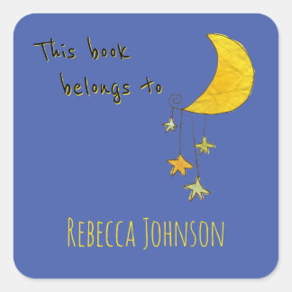 Sticker Carré Ce livre appartient à