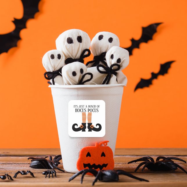 Sticker Carré Ce N'est Qu'un Tas De Hocus Pocus (It's Just A Bunch Of Hocus Pocus Square Sticker)