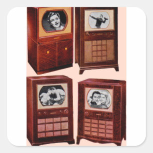 Sticker Carré Ce qui se passe à la télévision