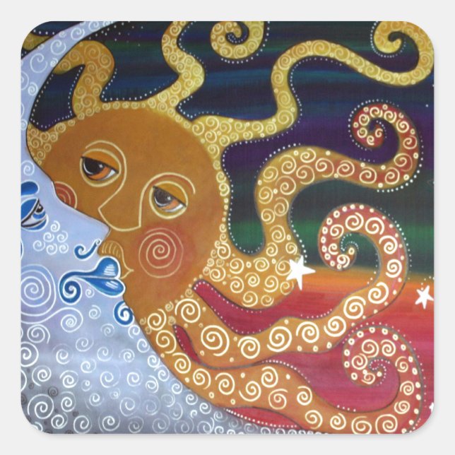 Sticker Carré Céleste (Devant)