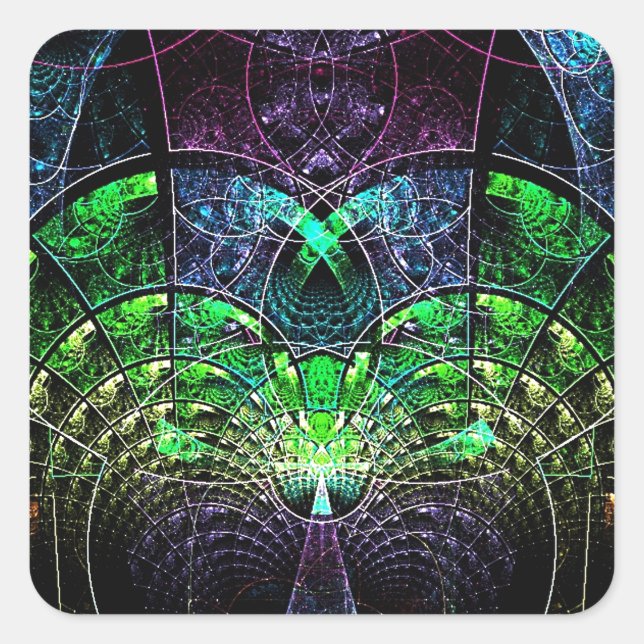 Sticker Carré Celestial Tree (Devant)