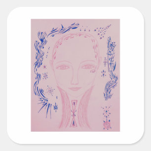 Sticker Carré Celia