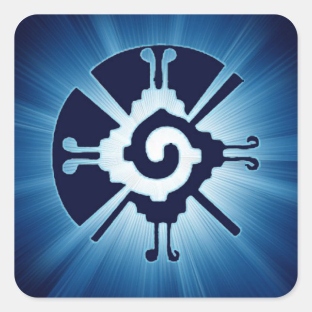 Sticker Carré Centre Galactique Hunab Ku (Devant)