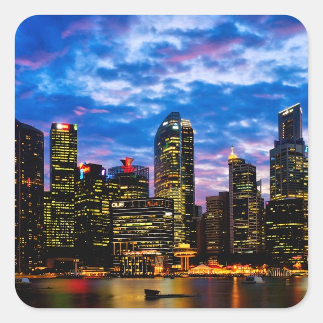 Sticker Carré Centre-ville (Devant)