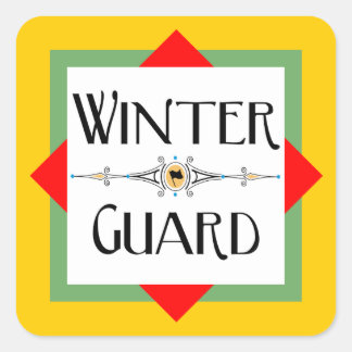 Sticker Carré Céramique Gold Block Winter Guard