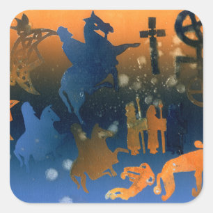 Sticker Carré Cérémonie Pictish