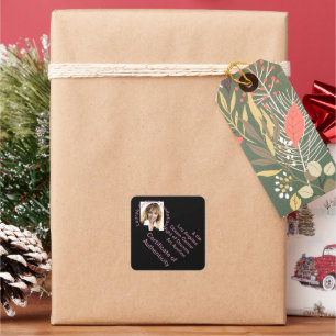 Sticker Carré Certificat d'authenticité Art