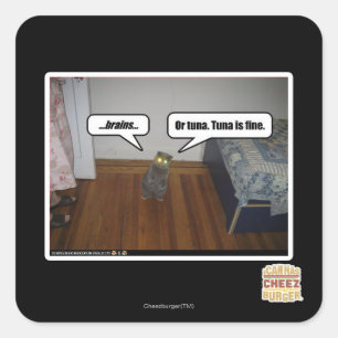 Sticker Carré cerveau