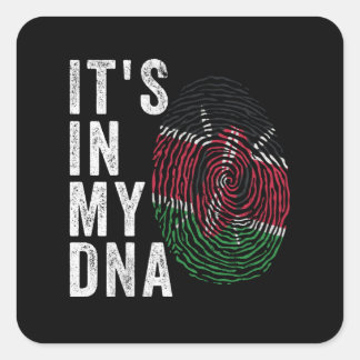 Sticker Carré C'est dans mon ADN - drapeau du Kenya