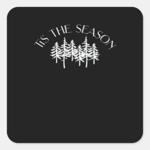 Sticker Carré C'Est La Saison Classique