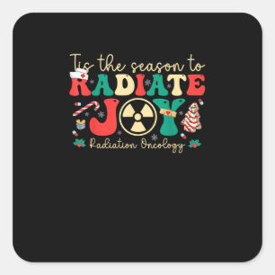Sticker Carré C'Est La Saison De Joindre Radiation Oncologie Noë